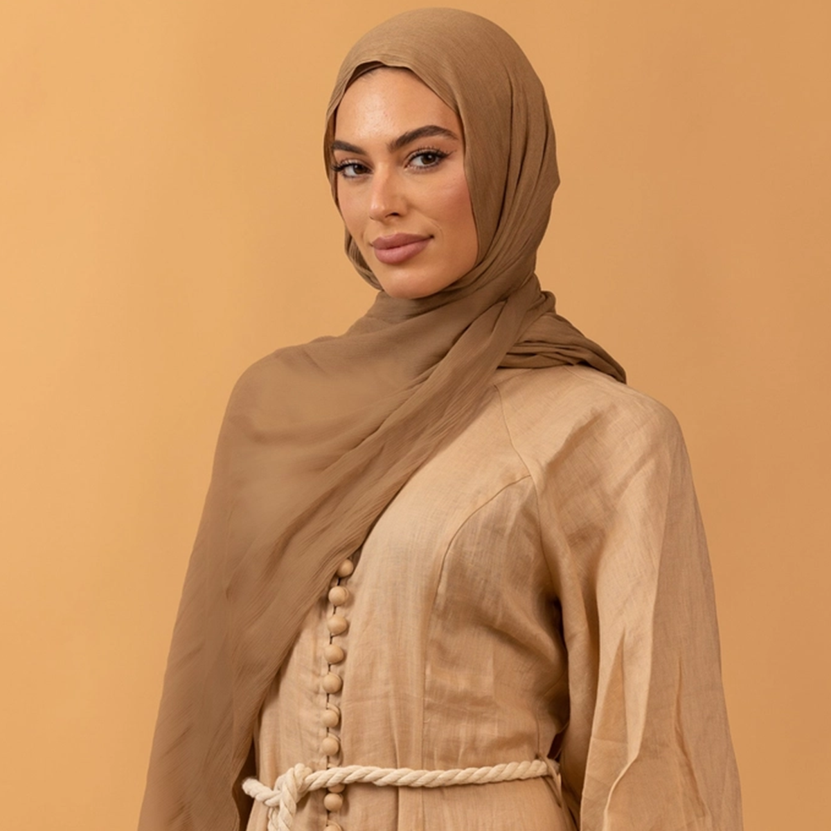 Luxe Rayon Hijab - Charcoal - Image 8