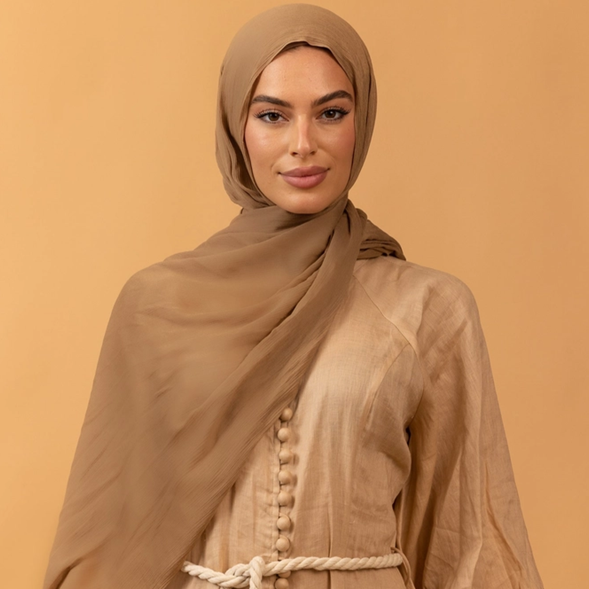 Luxe Rayon Hijab - Charcoal - Image 9