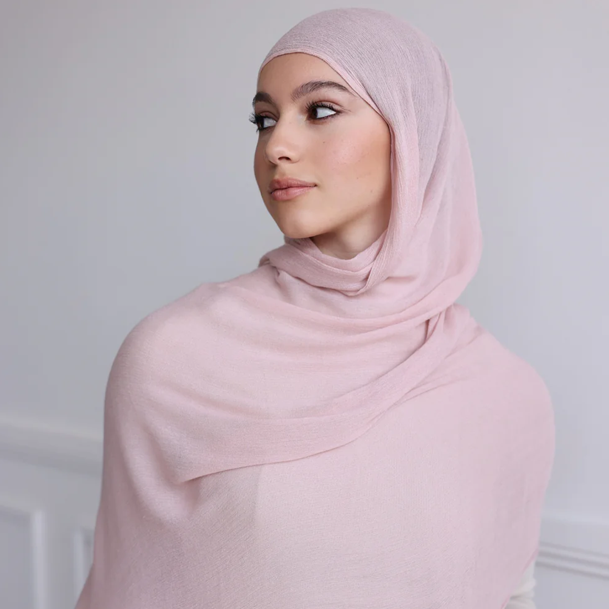 Luxe Rayon Hijab - Charcoal - Image 4